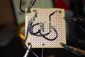More Wiring completed More of the Circuit completed